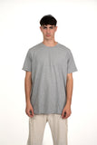 T-shirt Tsitsit : Gris chiné Uni