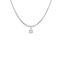 Collier Tennis Maguen David argent 925 – fond blanc