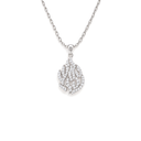 Collier Aech Cheli zircons argent 925 – fond blanc