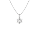 Collier Maguen David Dualité argent 925 – fond blanc