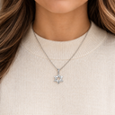 Collier Maguen David Dualité argent 925 – porté