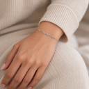 Bracelet Am Israël Haï serti argent 925 – porté