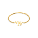 Bague Chaîne Haï dorée