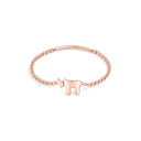 Bague Chaîne Haï or rose