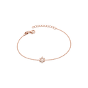 Bracelet Maguen David Serti or rose