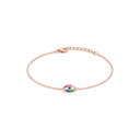 Bracelet Œil or rose