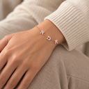 Bracelet Ima or rose porté