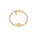 Bracelet Chaîne Aech Cheli Grande Flamme doré sur fond blanc