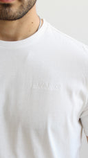 חולצת טי-שירט Tsitsit: לבן להבה לבנה