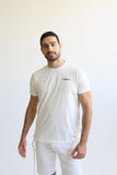 T-shirt Tsitsit : Blanc Flamme Noir