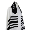 Tallit Moderne Noir – Modèle Maguen David | Eliorness