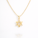 Collier Maguen David Dualité — Argent 925 & Zirkonium