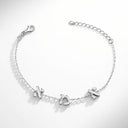 Bracelet Ima (אמא) en Argent & Zirconium – Collection Eliorness