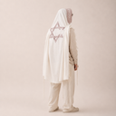 Pale Pink Magen David Tallit – Lightweight Wool | Eliorness