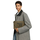 Pochette Voyage Eliorness Kaki – Lin & Cuir