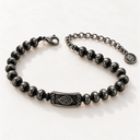 Bracelet Perles sur Fil Noué – Flamme Aech Cheli