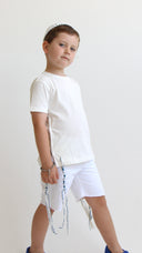 חולצת טריקו לילדים: לבן חלק