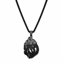 Collier Aech Sheli Pavé Dégradé – Black & White