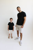 T-shirt Tsitsit Enfant : Noir uni