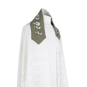 Tallit Moderne Kaki – Modèle Petek | Eliorness