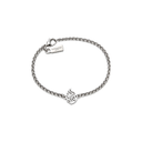 Bracelet Chaîne Aech Cheli Petite Flamme argent sur fond blanc