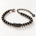 Bracelet Perles sur Fil Noué – 148 Nahman
