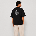 T-shirt Tsitsit Aech Cheli Noir et Blanc – Collection Oversize Eliorness