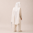 Tallit Flame Nachman White – Eliorness Signature
