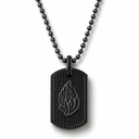 Collier Aech Cheli en or rose serti de diamant teinte noir Eliorness collection judaica premium