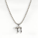 Silver-plated Hai necklace – Small size
