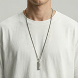 Silver Mezuzah Necklace – Aech Cheli &amp; Zirconium