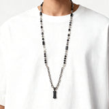Sefer Black Eyes Necklace – Black Beads &amp; Petek Amulet