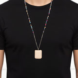 Sefer Multicolor Necklace – Multicolored Beads &amp; Petek Amulet