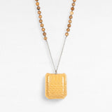 Sefer Natural Necklace – Natural Pearls &amp; Petek Amulet