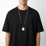 Sefer Pastel necklace – Pastel beads &amp; Petek amulet