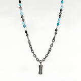 Sefer Turquoise Necklace – Turquoise Beads & Petek Amulet