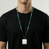 Sefer Turquoise Necklace – Turquoise Beads &amp; Petek Amulet