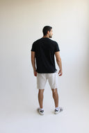 חולצת טי-שירט Tsitsit: שחור אחיד