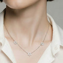 Collier Triple Maguen David — Argent 925 & Zirkonium