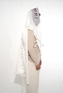 טלית אייץ' אפור בורדו