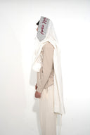 טלית אייץ' אפור בורדו