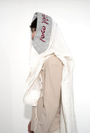 טלית אייץ' אפור בורדו