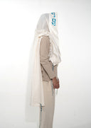 טלית חי טורקיז כחול