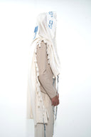 טלית אזור חי פסים שמיים