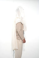 טלית א.ל. לבן