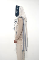 טלית מגן דוד כחול ים