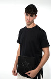 Set Pochette Lin Noir /Magen David