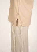 חולצת טי-שירט Tsitsit: בז' חלק