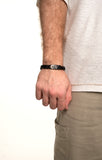 BRACELET AECH PLAQUE NOIR