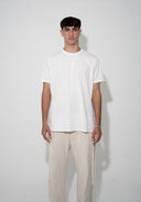 חולצת טי-שירט Tsitsit: לבן אחיד